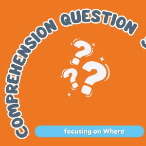 Comprehension Question Cards and Where Starter Set